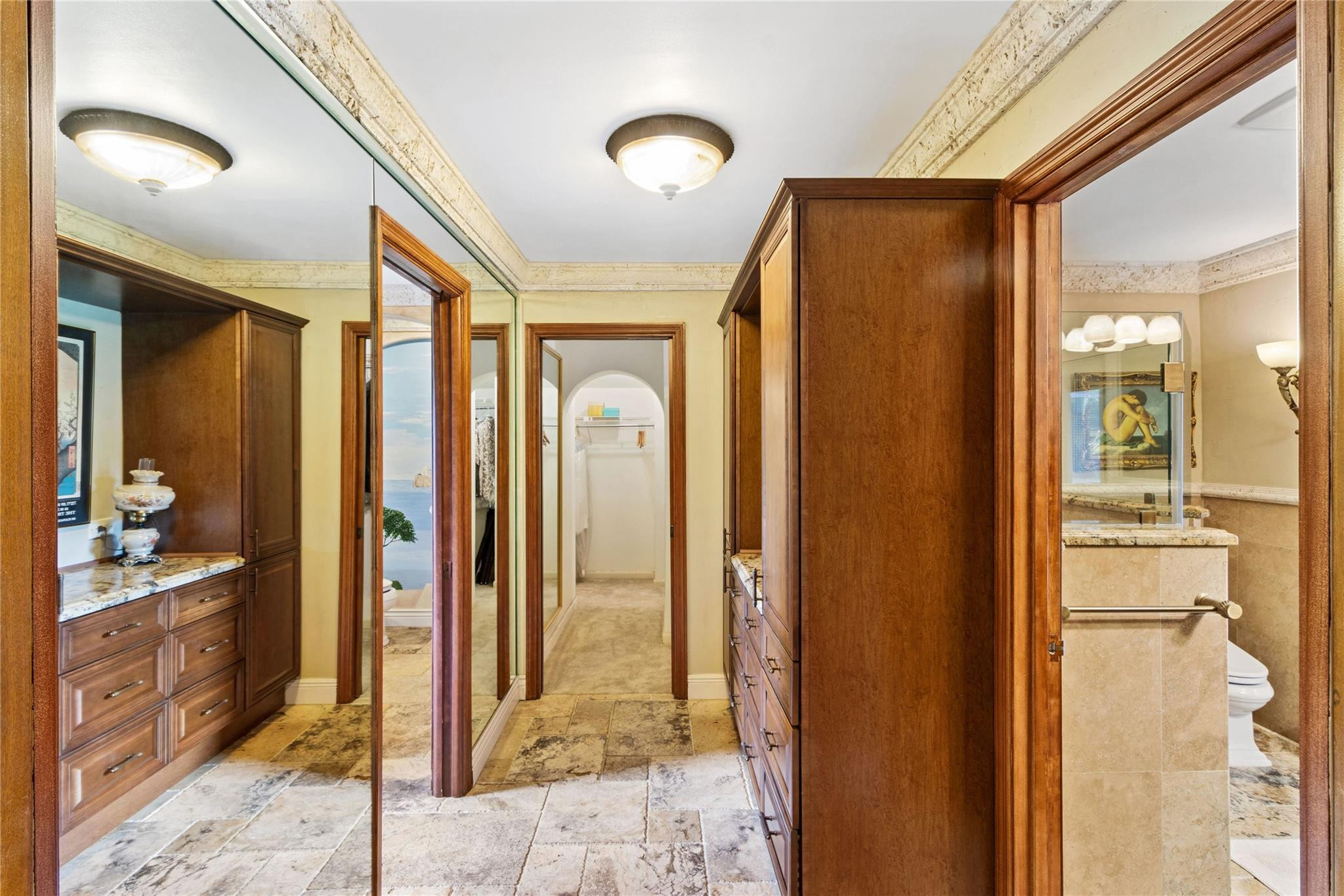 6832 Viento Way Boca Raton, FL 33433 - Photo 20 of 31 a bathroom with a glass door shower and a sink