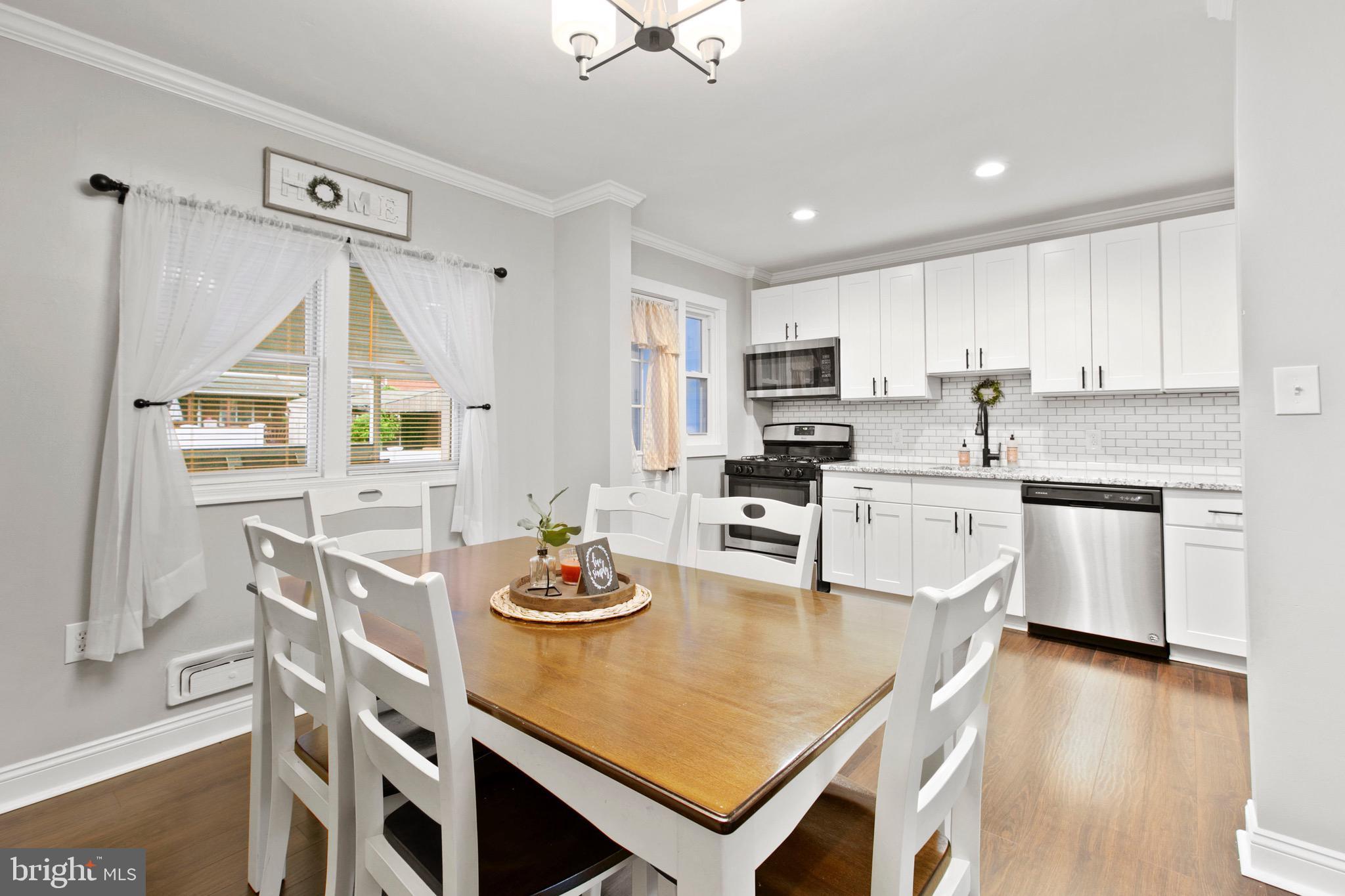 8054 Wallace Road Dundalk, MD 21222 - Photo 14 of 31 Dining room opens into kitchen