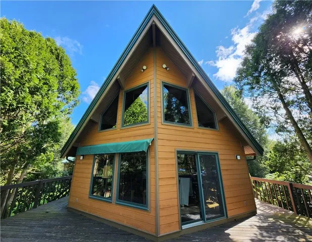 a view of outdoor space and deck
