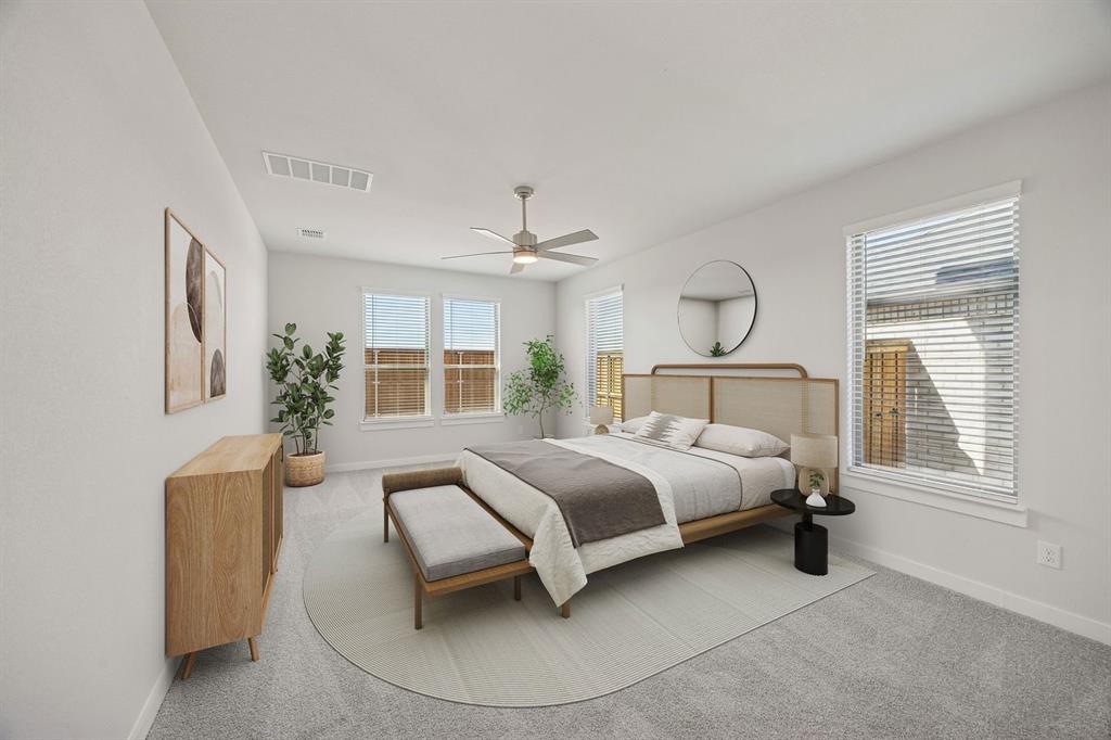 1461 Companero Street Haslet, TX 76052 - Photo 13 of 35 a bedroom with bed and window