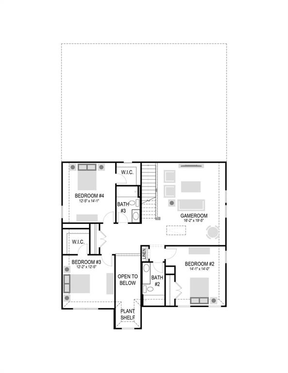 1461 Companero Street Haslet, TX 76052 - Photo 3 of 35 a picture of a floor plan