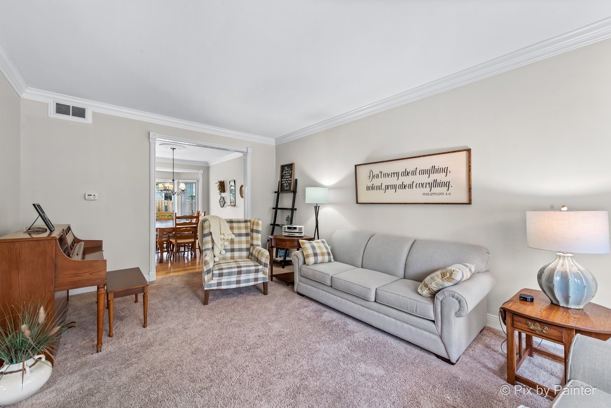 249 Adare Drive Cary, IL 60013 - Photo 11 of 36 a living room with furniture and a lamp