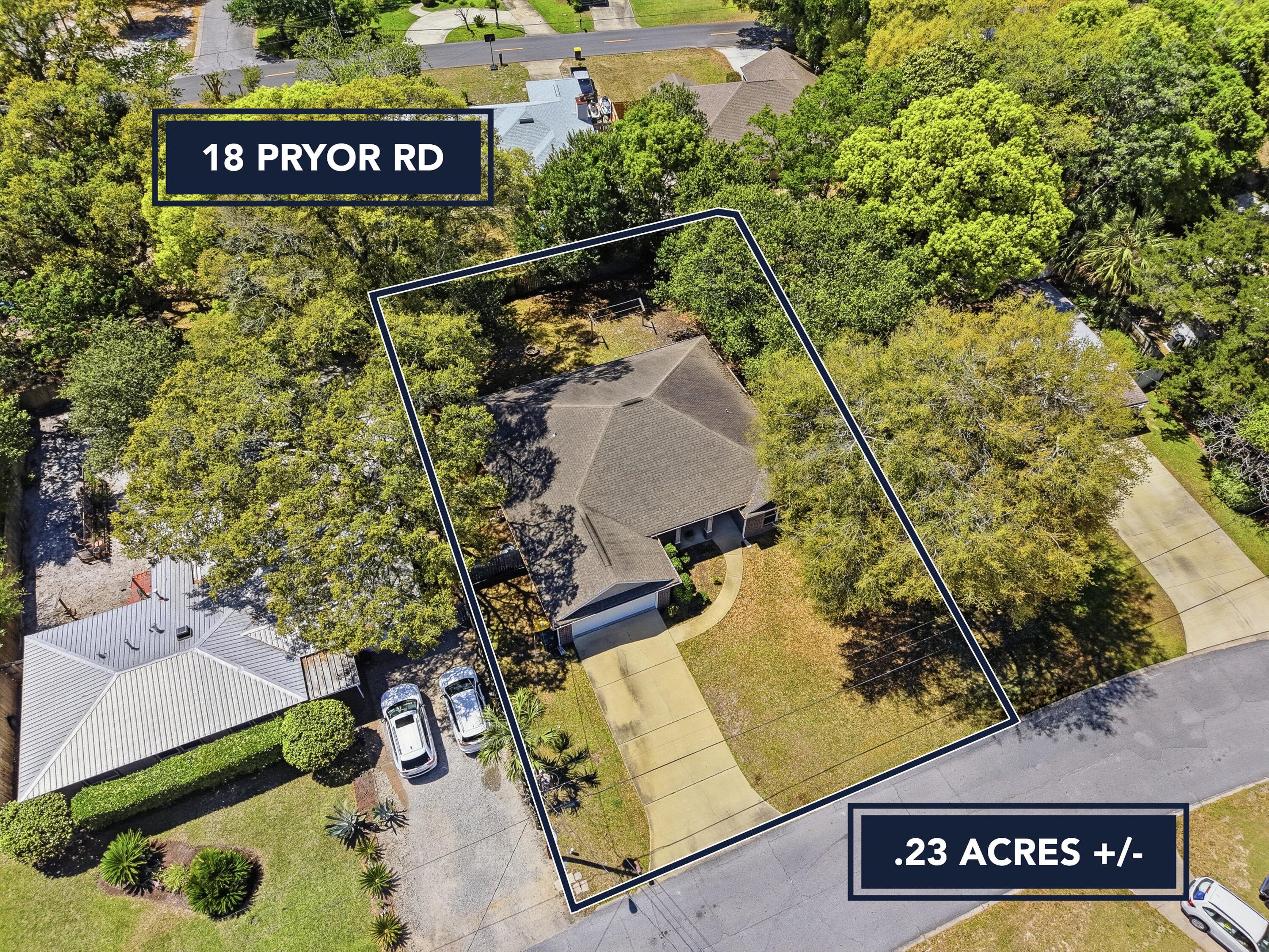 18 Pryor Road Southeast Fort Walton Beach, FL 32548 - Photo 11 of 49 Aerial View