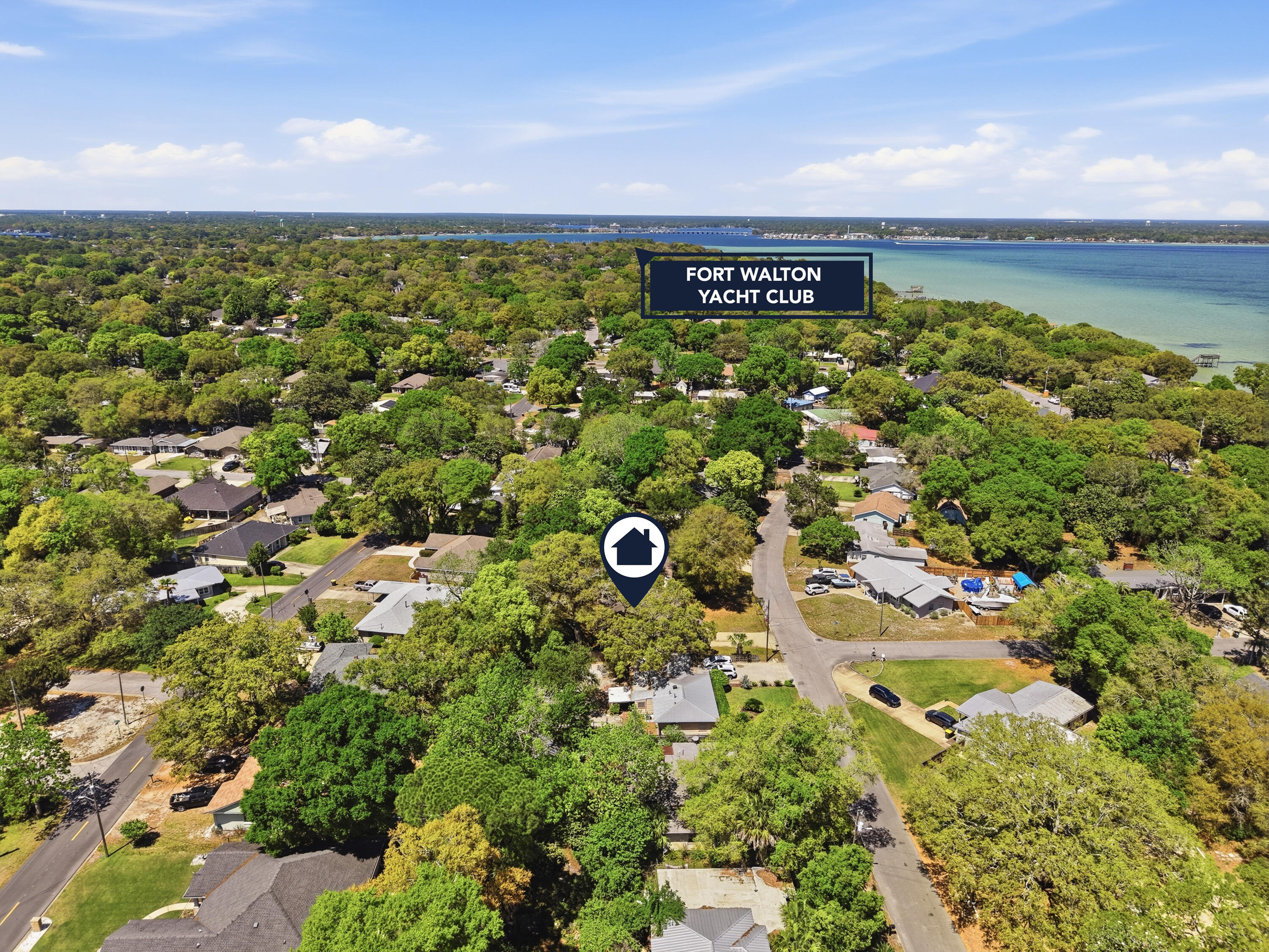 18 Pryor Road Southeast Fort Walton Beach, FL 32548 - Photo 14 of 49 Aerial View