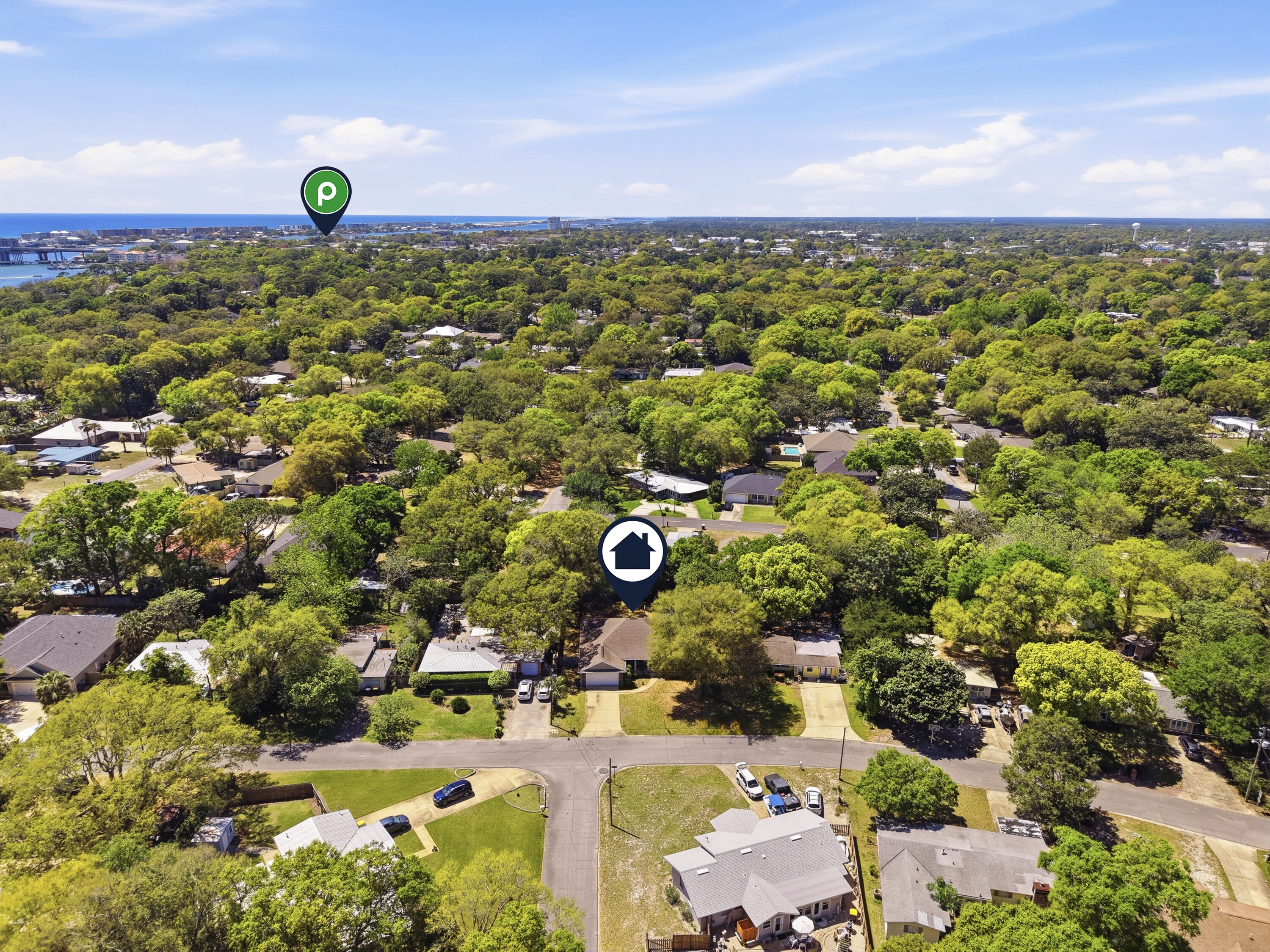 18 Pryor Road Southeast Fort Walton Beach, FL 32548 - Photo 10 of 49 Aerial View