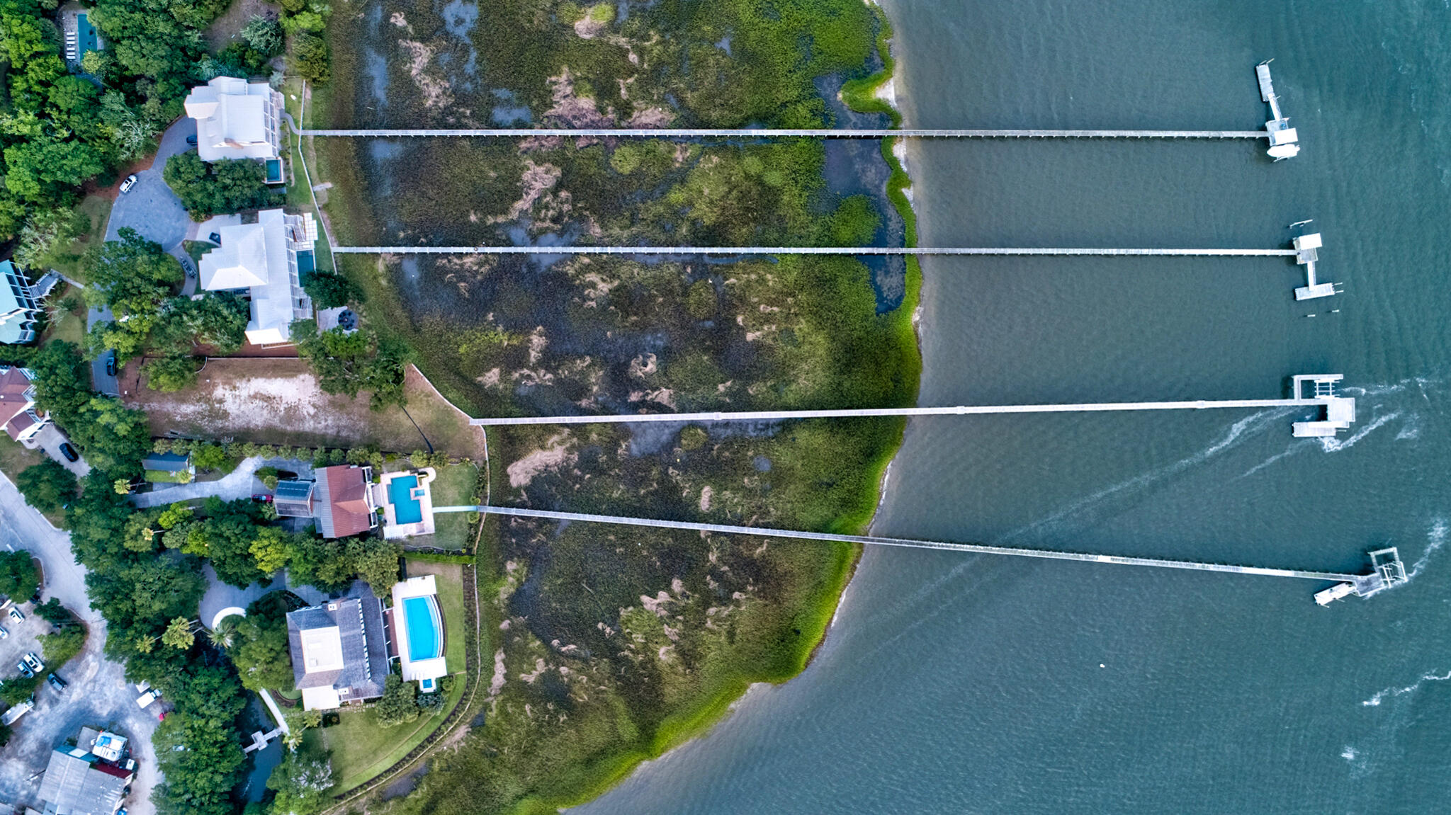 108 Beach Street Mount Pleasant, SC 29464 - Photo 7 of 14 108 Beach Twilight Drone - 005 - CMG