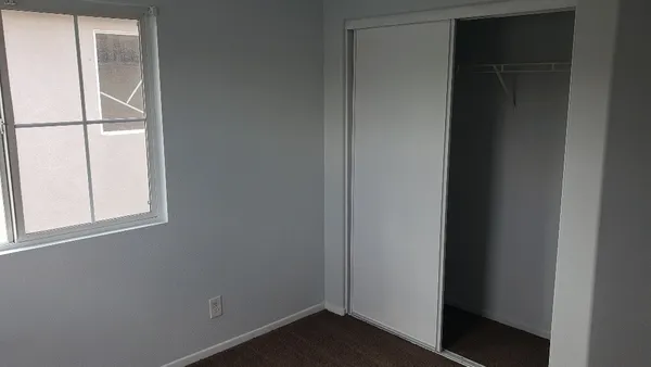 a view of an empty room