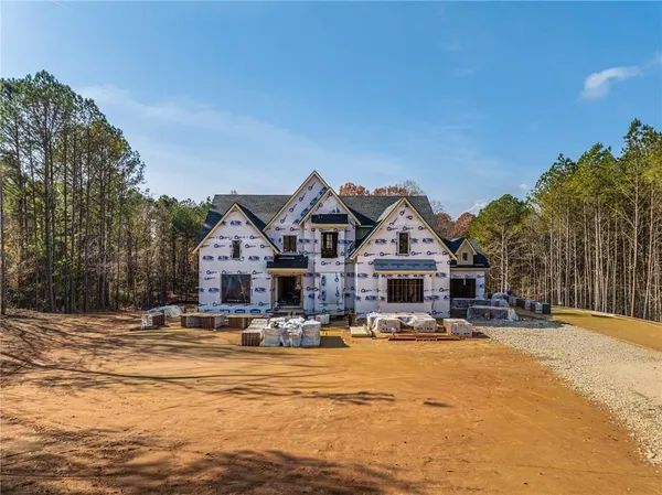 a view of a house with a patio