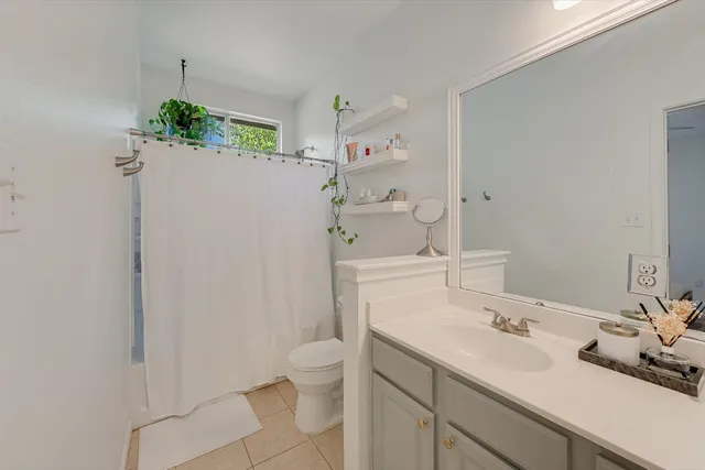 a bathroom with a sink toilet and vanity