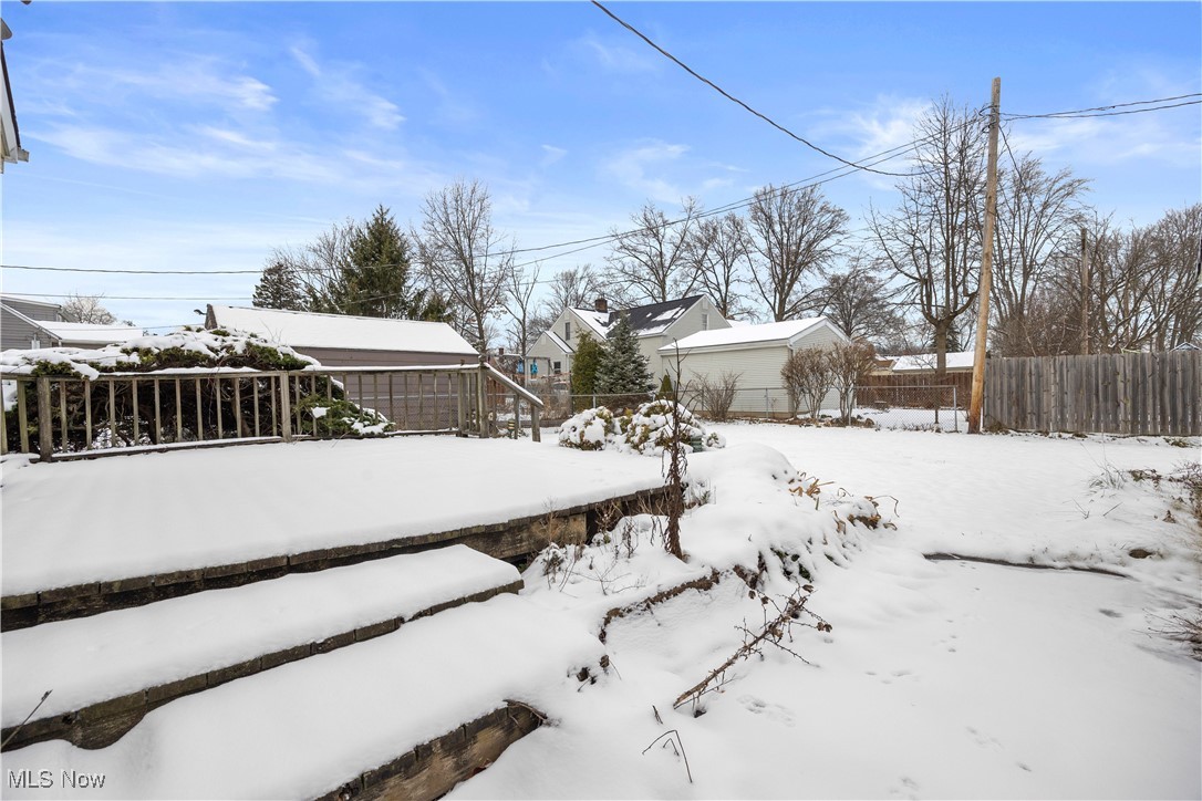 25950 Bagley Road Olmsted Falls, OH 44138 - Photo 29 of 32 View of yard covered in snow