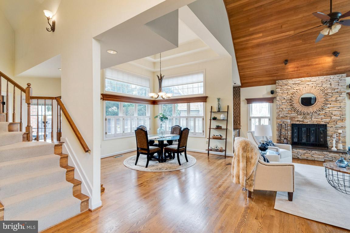 120 South River Landing Road Edgewater, MD 21037 - Photo 9 of 56 Gorgeous Wood Ceiling and Stone Fireplace