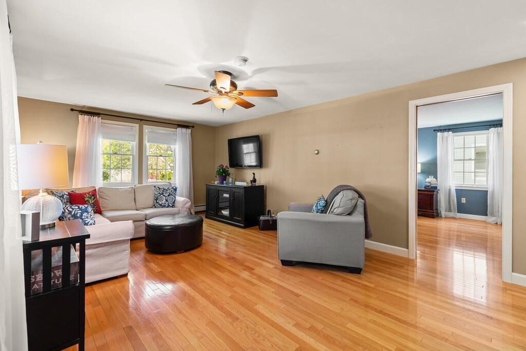 81 Baxter Street Melrose, MA 02176 - Photo 16 of 33 a living room with furniture and wooden floor