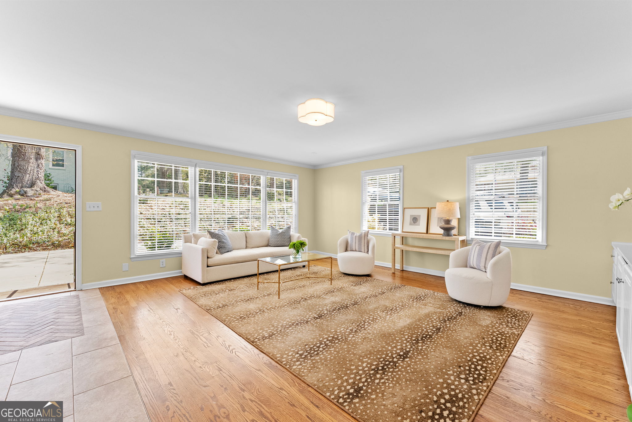 206 Fortson Drive Athens, GA 30606 - Photo 30 of 54 a living room with furniture and a large window