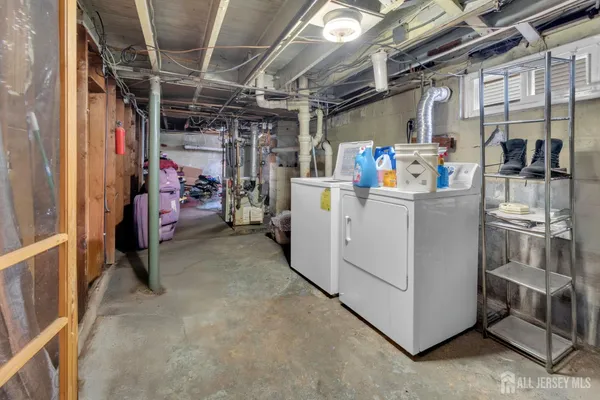 a view of storage and utility room