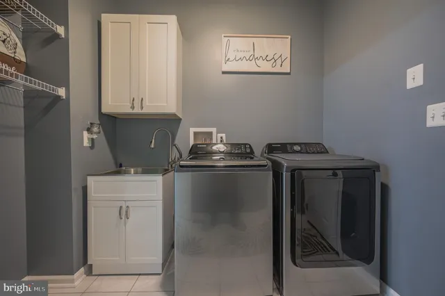 a room with storage and utility