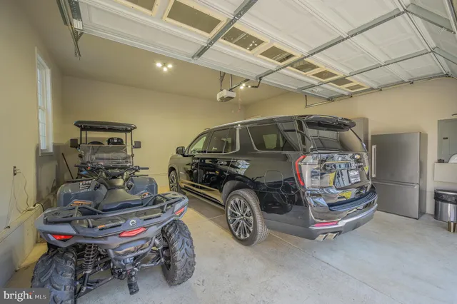a view of a backyard with sitting area