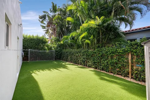 a bedroom with a bed and a television
