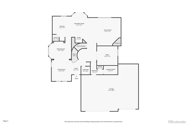 a picture of floor plan