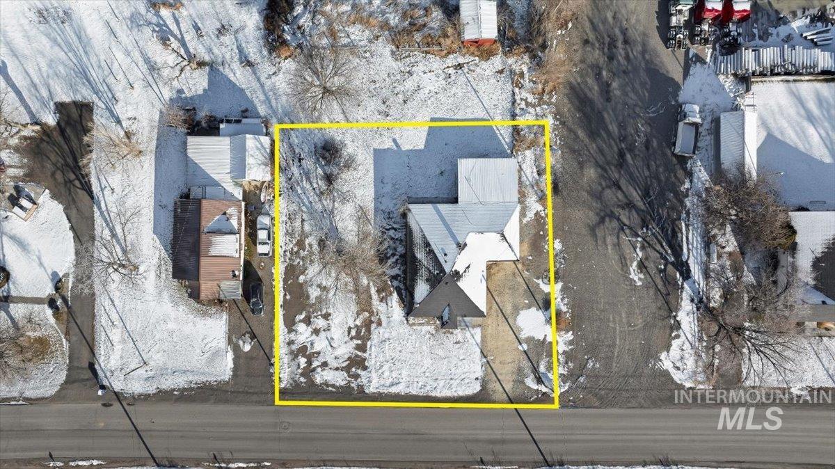 810 South 9th Street Rupert, ID 83350 - Photo 30 of 31 Aerial overview of property's location with property parcel outlined
