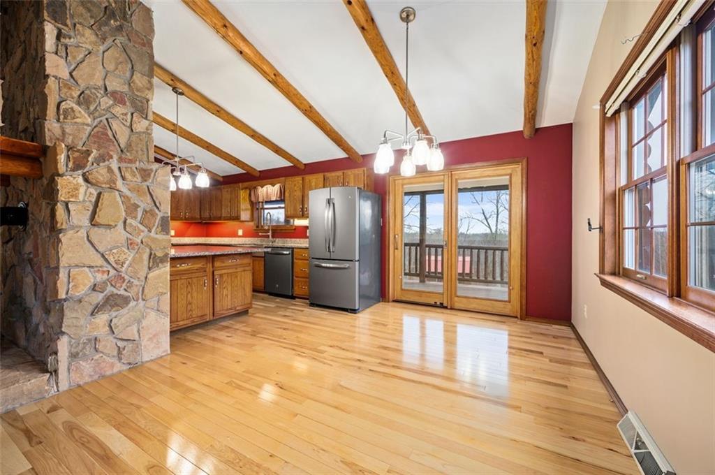 5150 Beech Road Apollo, PA 15613 - Photo 7 of 37 a view of a kitchen with a sink and cabinets
