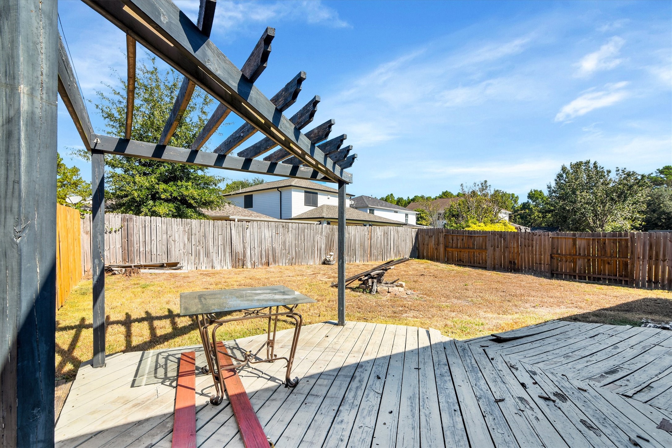 914 Ivycroft Lane Spring, TX 77373 - Photo 19 of 21 The back yard deck.