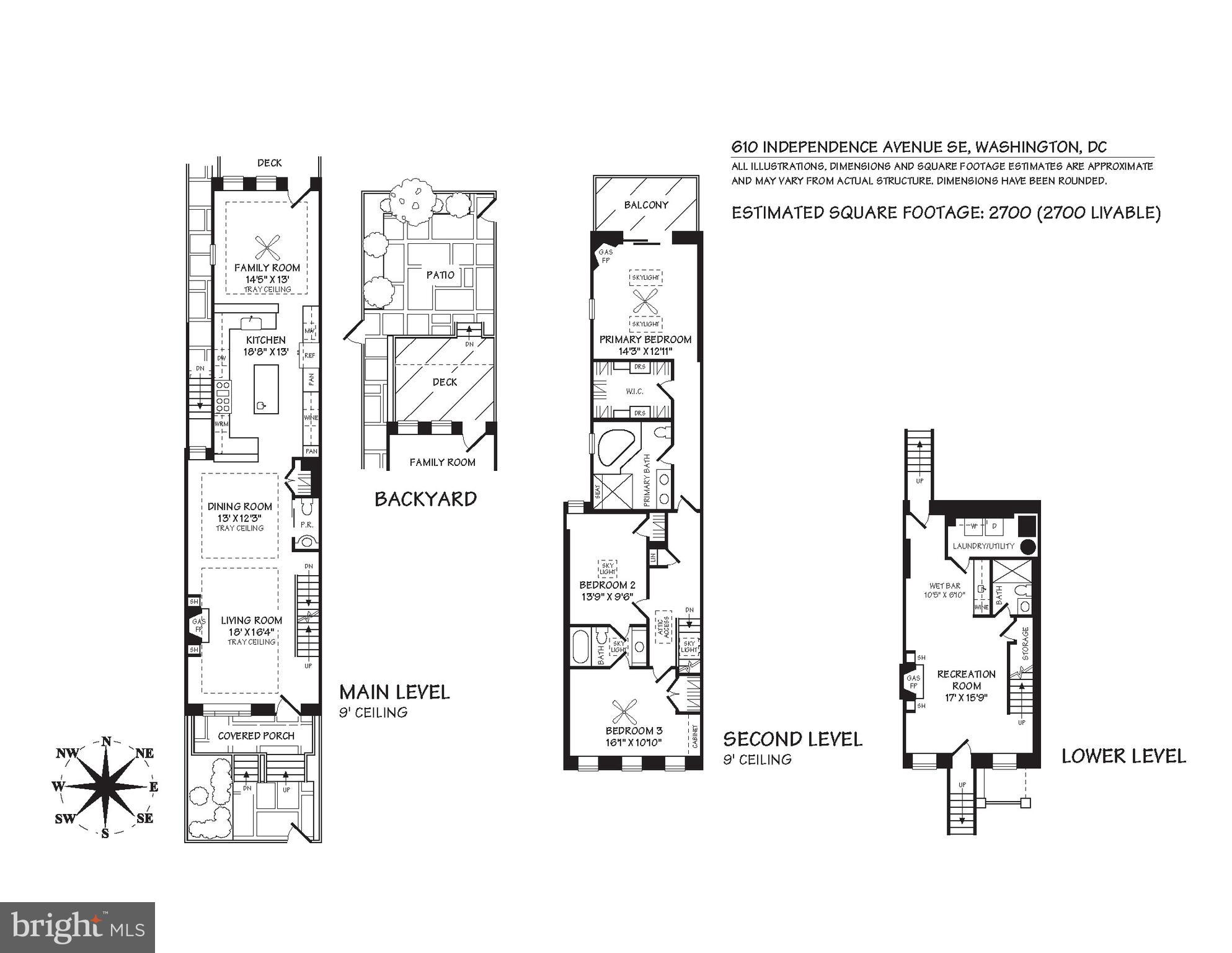 610 Independence Avenue Southeast Washington, DC 20003 - Photo 26 of 26 a picture of a floor plan
