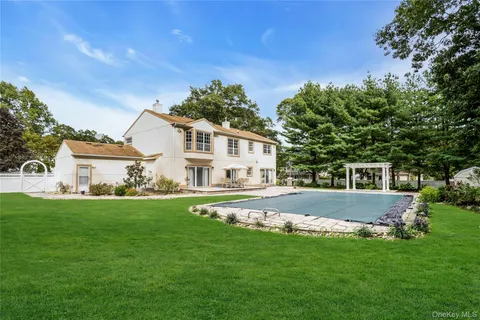 a view of a house with dining room and wooden roof