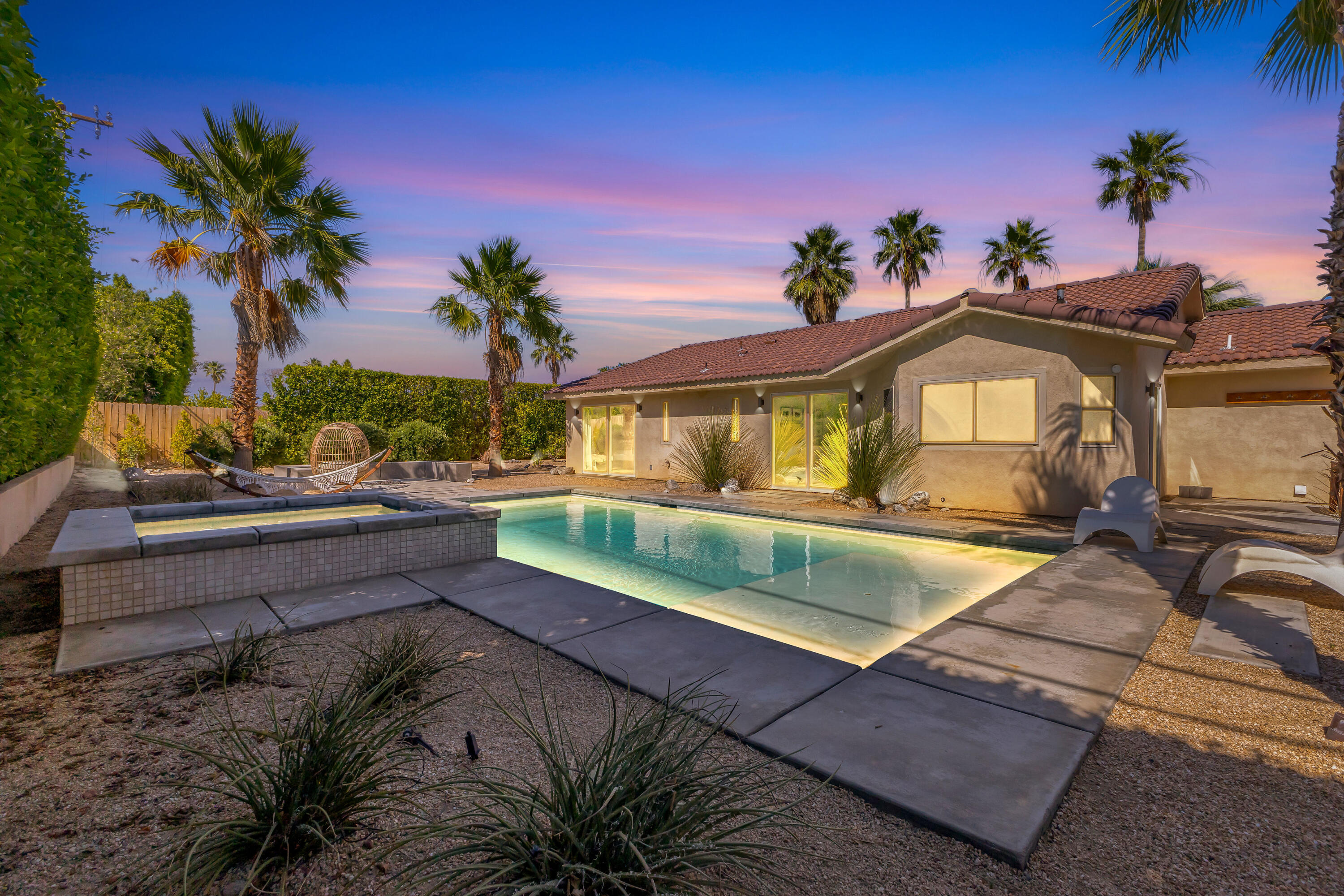 a view of a house with a swimming pool