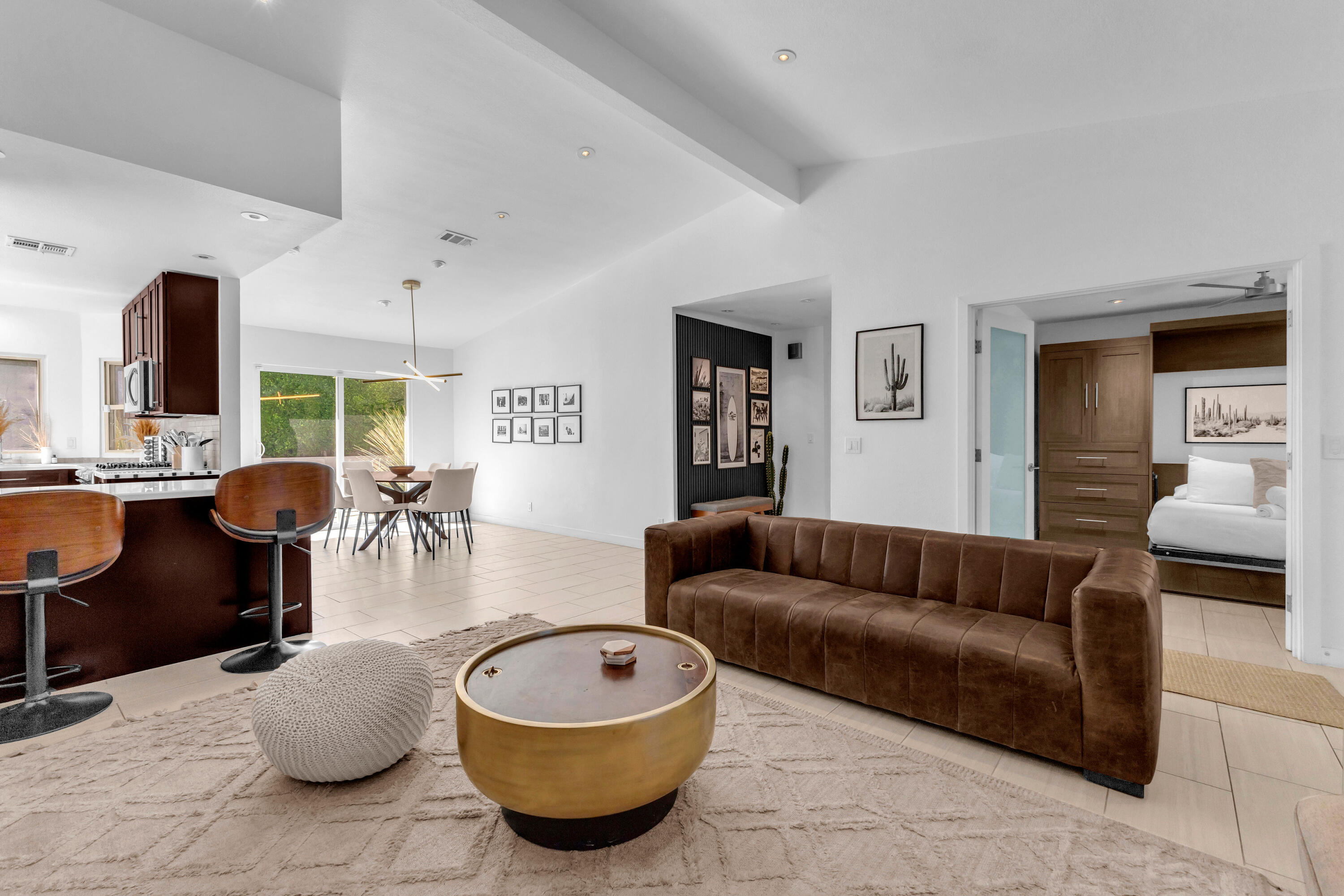 2355 West Nicola Road Palm Springs, CA 92262 - Photo 20 of 54 a living room with furniture and wooden floor