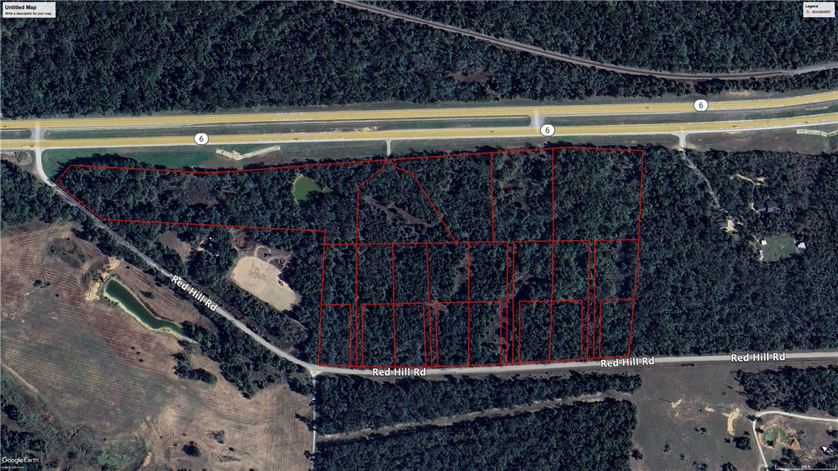 5131 North State Highway Hearne, TX 77859 - Photo 14 of 16 Aerial view of property's location featuring property boundaries highlighted