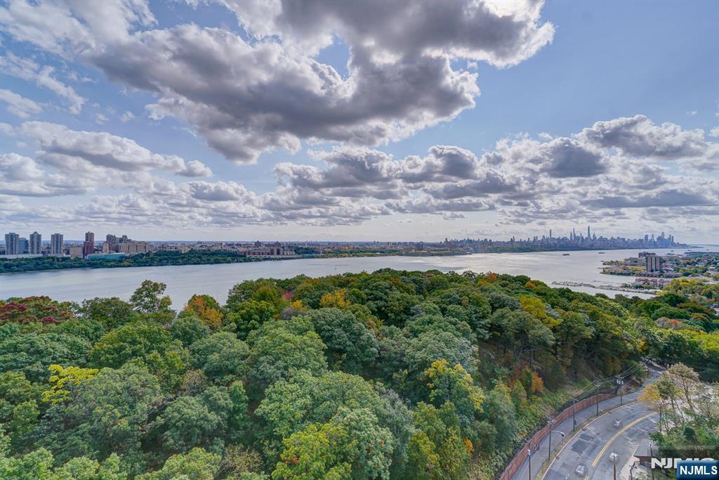 69 Main Street, Unit 1115 Fort Lee, NJ 07024 - Photo 4 of 13 a view of a lake from a yard