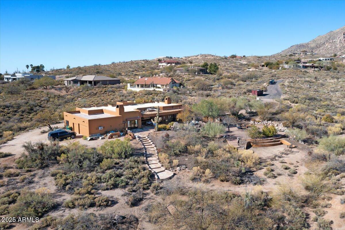 42221 North Deer Trail Road Scottsdale, AZ 85262 - Photo 45 of 57 54-Aerial back of home