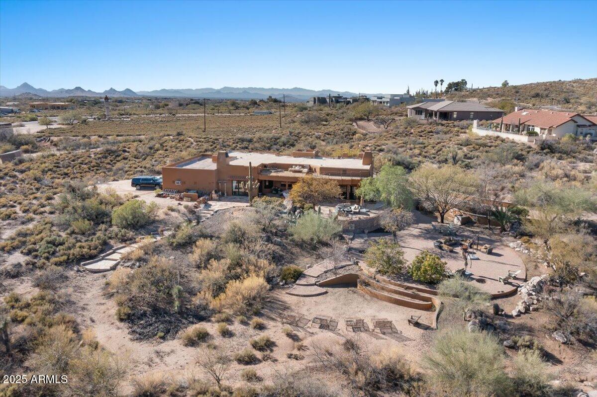 42221 North Deer Trail Road Scottsdale, AZ 85262 - Photo 48 of 57 57-Aerial back of home