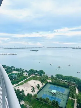 a view of city and ocean