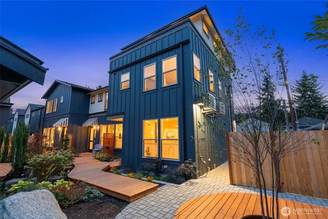 a front view of house with a yard