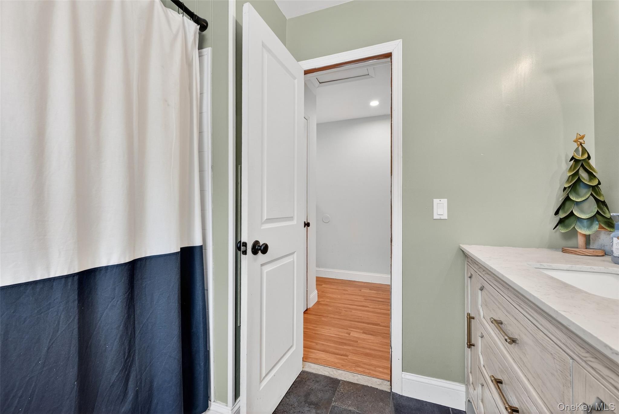 917 Scotchtown Collabar Road Middletown, NY 10941 - Photo 15 of 33 a view of a bathroom with sink mirror and shower