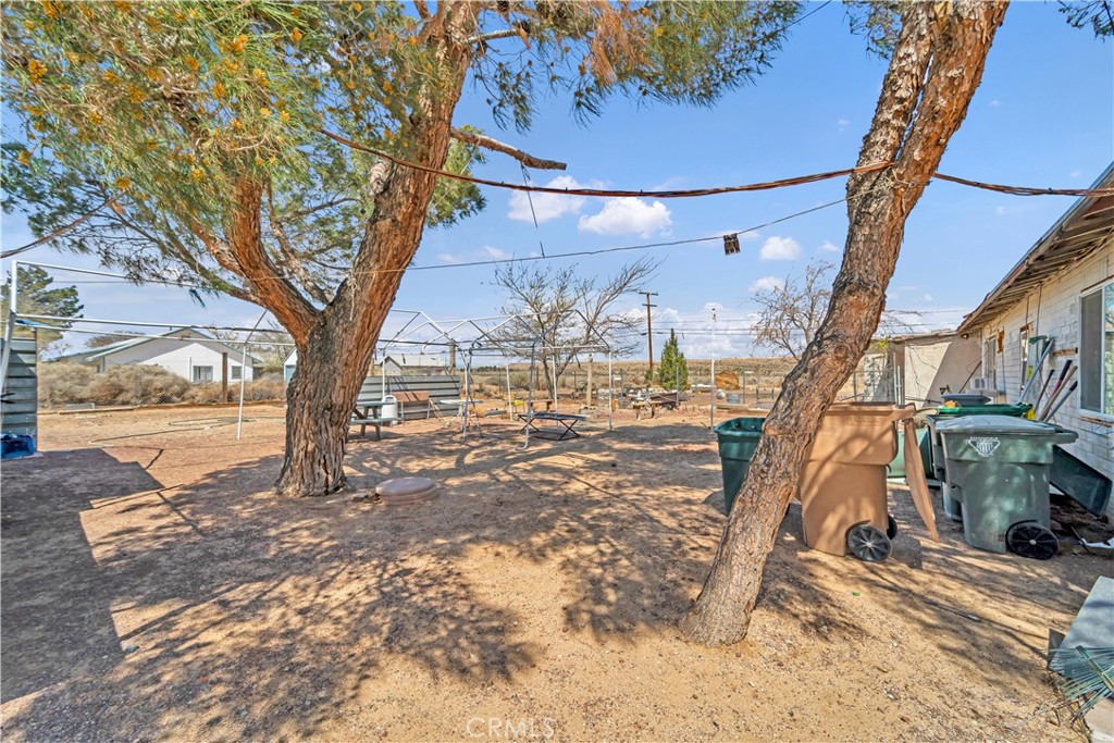 26447 Twenty Mule Team Road Boron, CA 93516 - Photo 24 of 61 a view of a backyard of a house