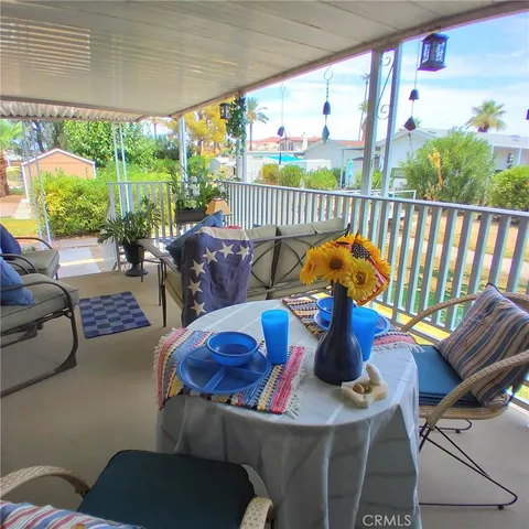 a outdoor living space with furniture and outdoor seating