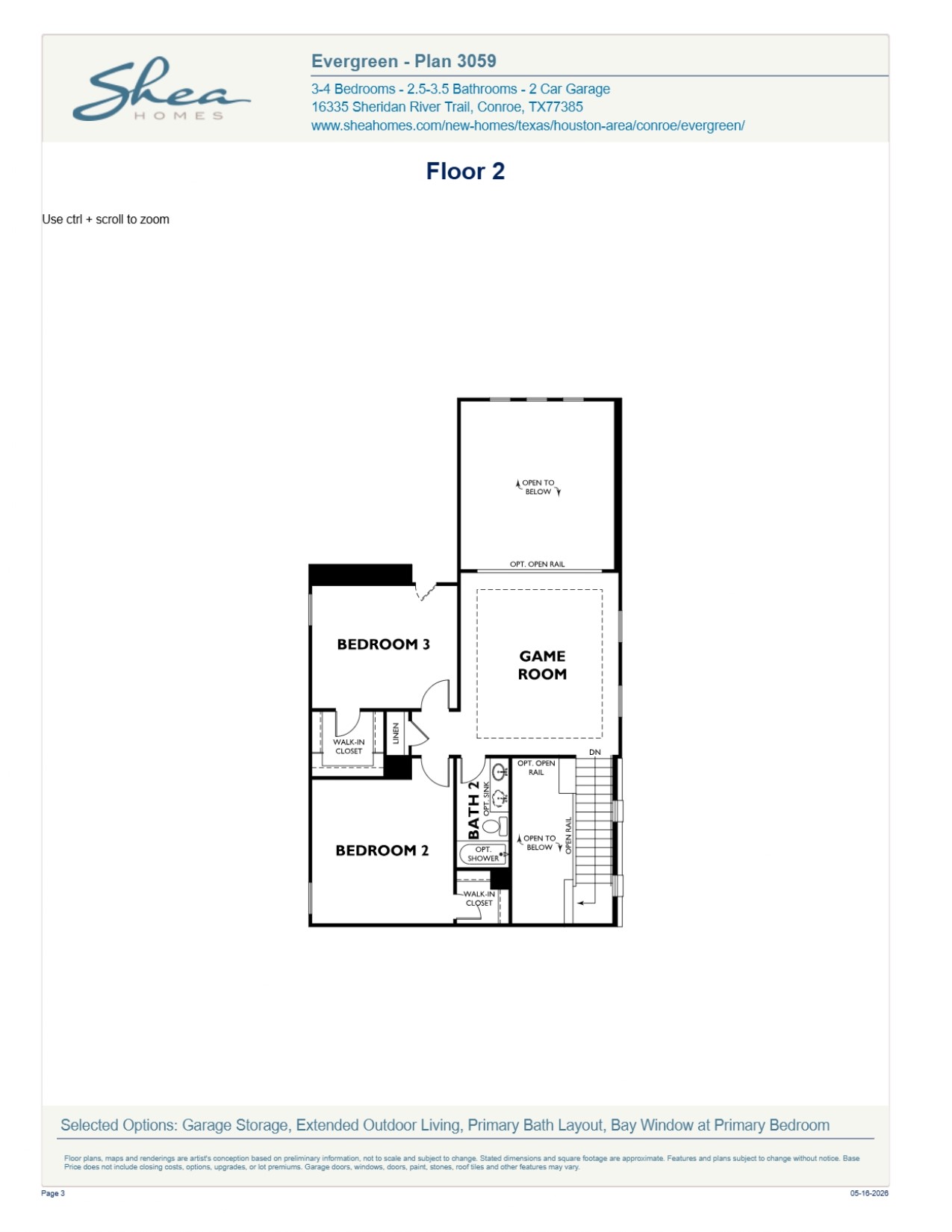16330 Placid Stream Street Conroe, TX 77302 - Photo 3 of 4 a black and white photo of a picture