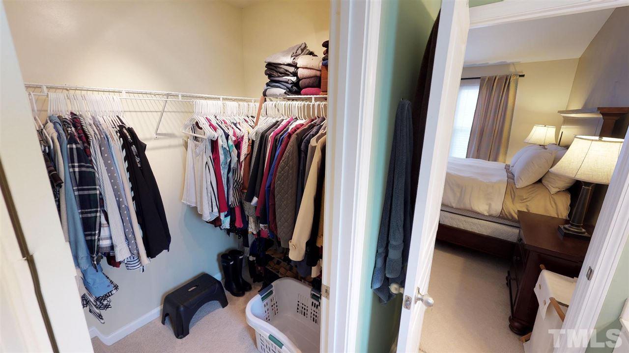 5233 Moonview Court Raleigh, NC 27606 - Photo 18 of 25 One of Two Owners Suite Closets