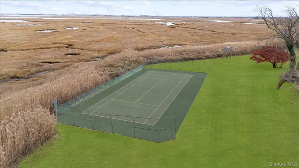 a view of an ocean and beach