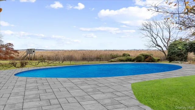 a view of swimming pool and outdoor space