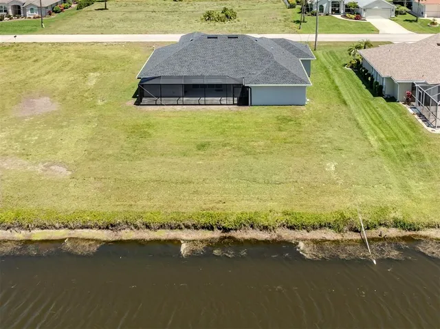 a living room with a table