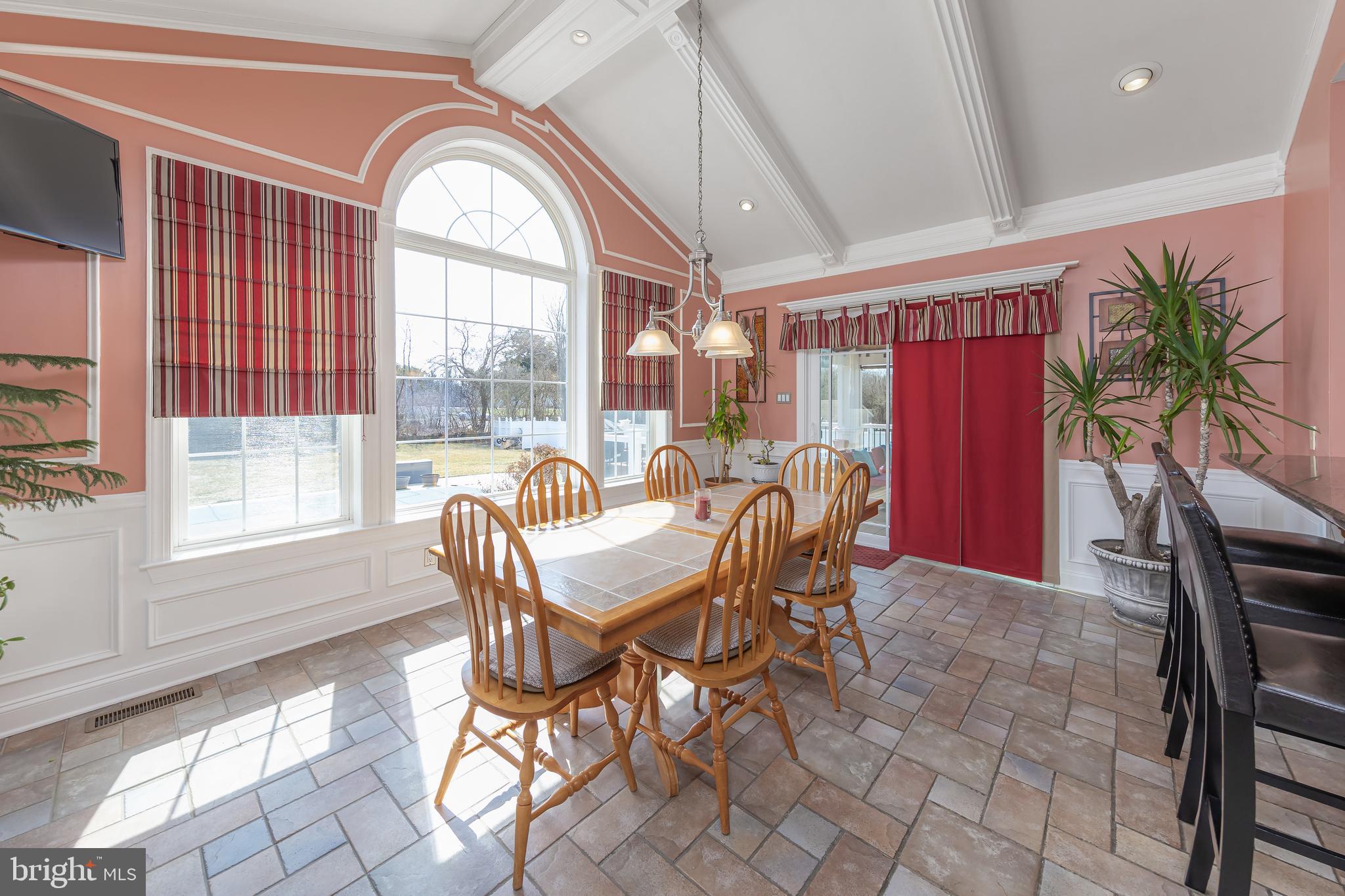 612 Bainbridge Drive Mullica Hill, NJ 08062 - Photo 12 of 42 a view of a dining room with furniture window and outside view