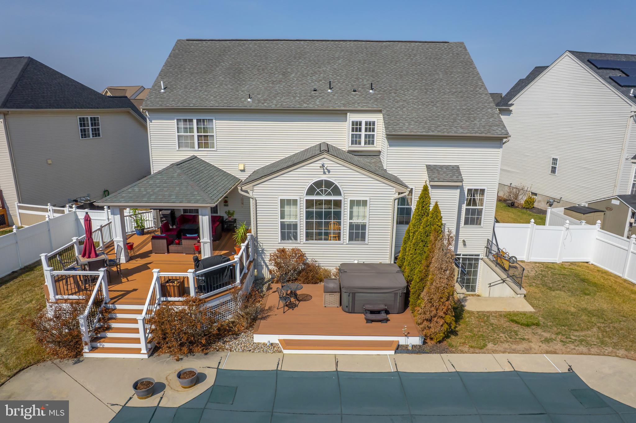 612 Bainbridge Drive Mullica Hill, NJ 08062 - Photo 2 of 42 a front view of a house with garden