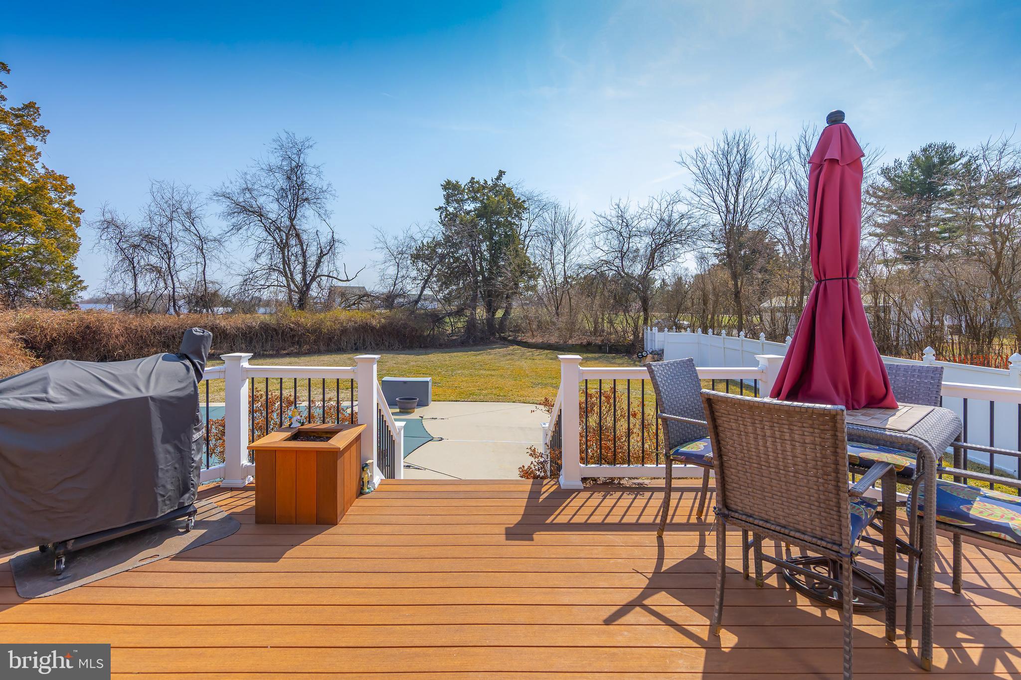 612 Bainbridge Drive Mullica Hill, NJ 08062 - Photo 29 of 42 a view of a swimming pool with a lounge chair