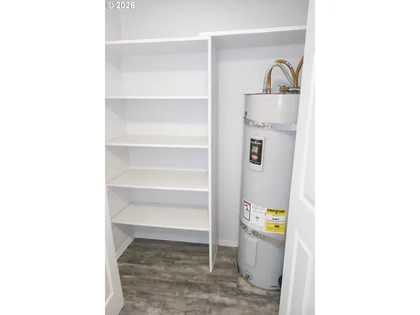 a view of water heater room