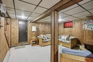 a view of storage and utility room