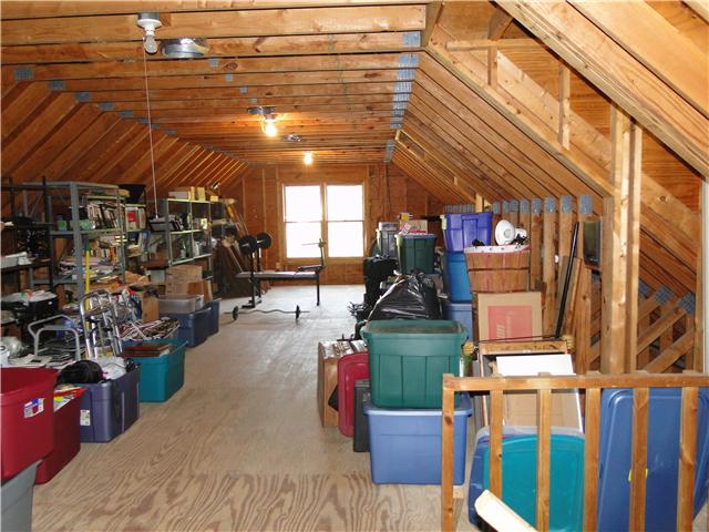 2386 Joe Brown Road Spring Hill, TN 37174 - Photo 7 of 20 Almost 695 sqft of storage in unfinshed bonus room which is wired and has the ductwork and hvac lines roughed in