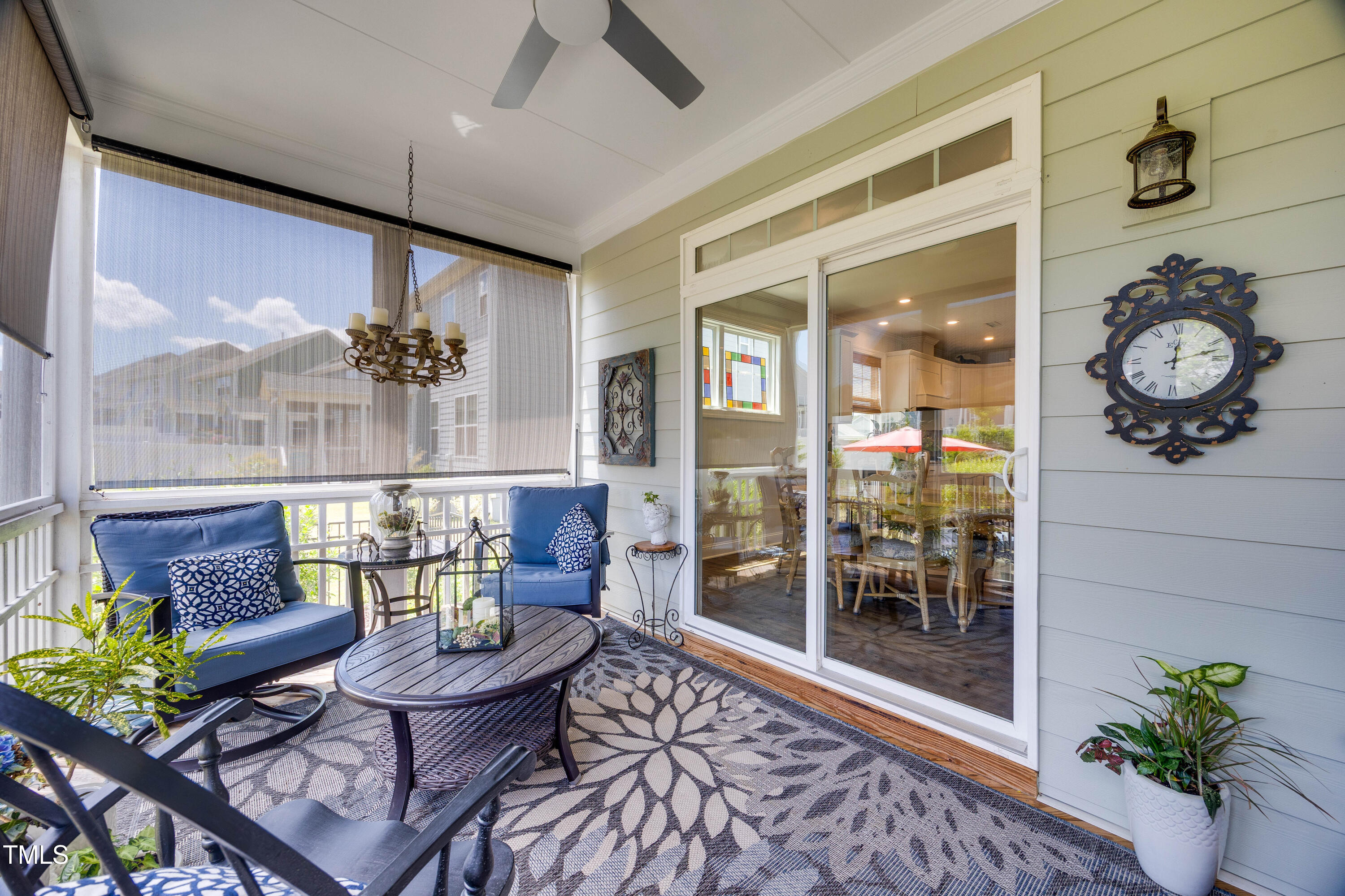94 Two Creeks Loop Chapel Hill, NC 27517 - Photo 14 of 59 a living room with furniture and a floor to ceiling window